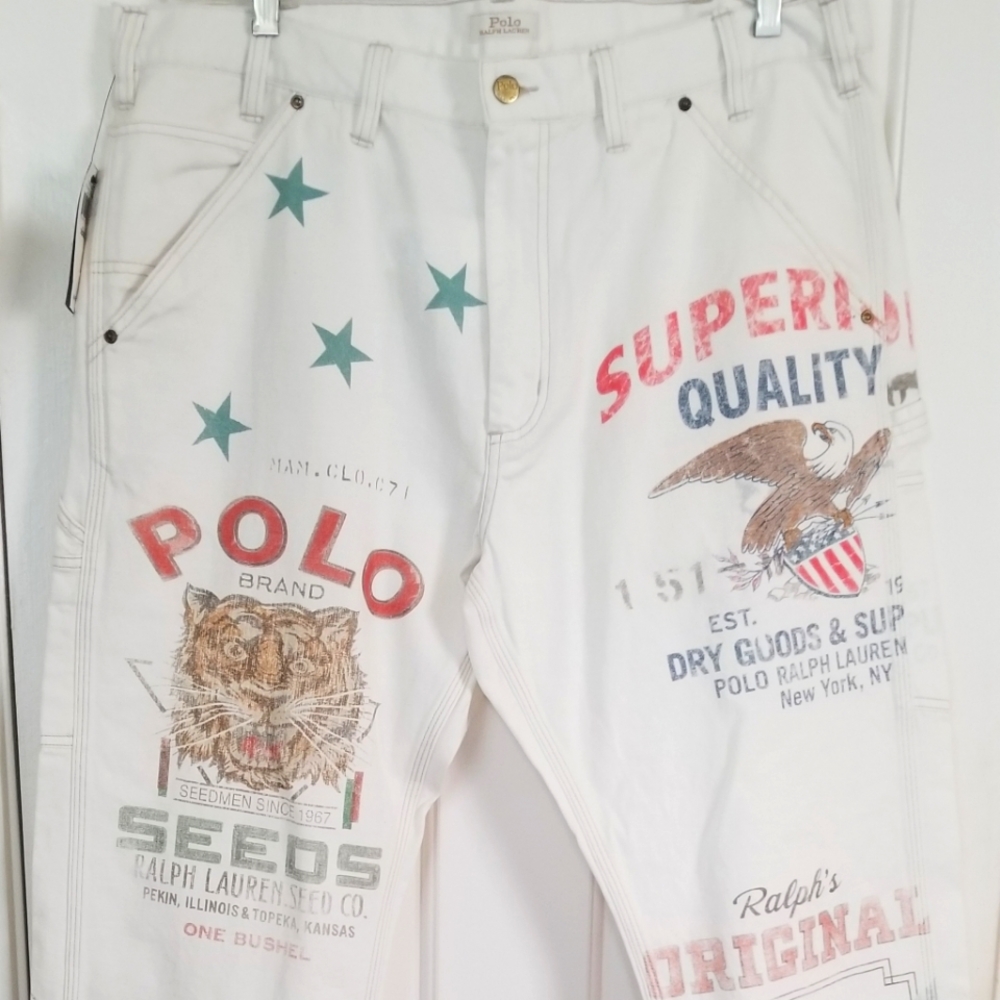 RALPH LAUREN MENS POLO PAINTERS PANTS
